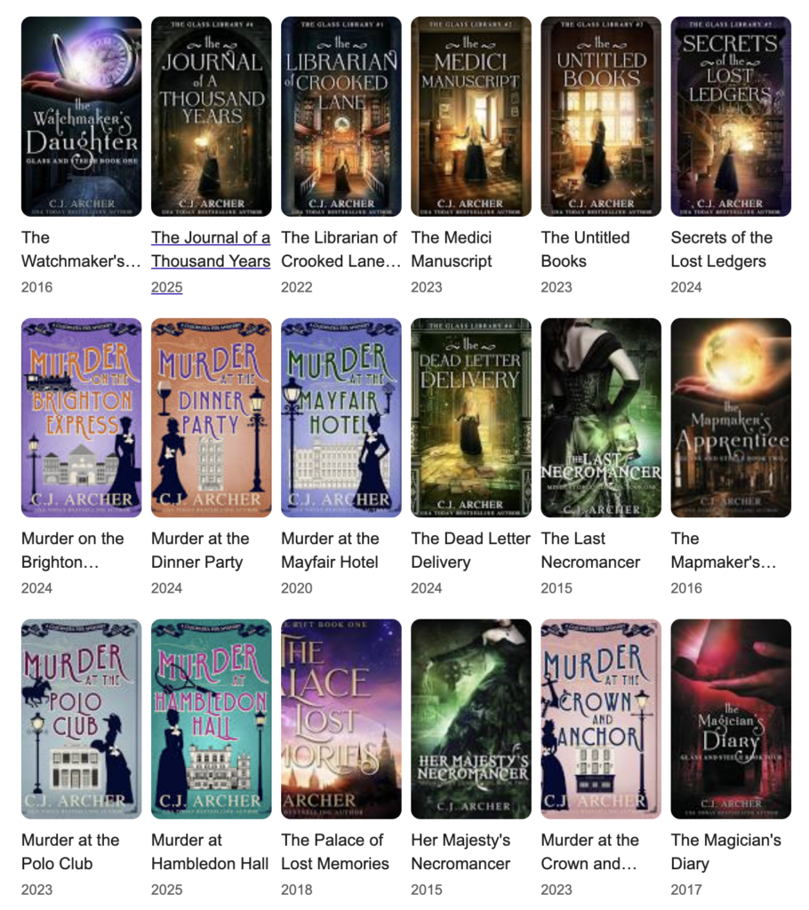 List of books by author C.J. Archer